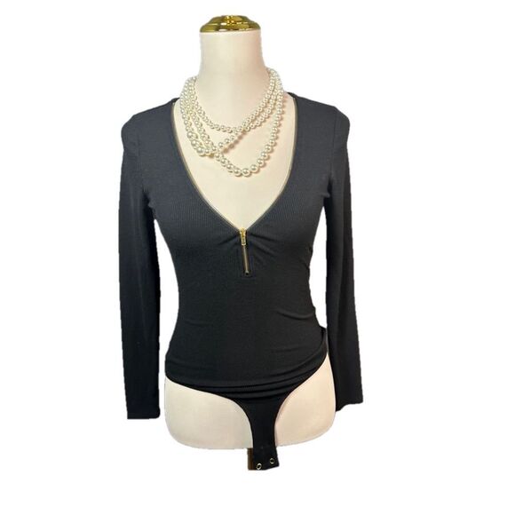 Women's By Guess Bodysuit, S, Black‎ - Picture 1 of 9